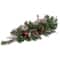 32" Frosted Pine Cone & Berries Artificial Christmas Candle Holder Centerpiece